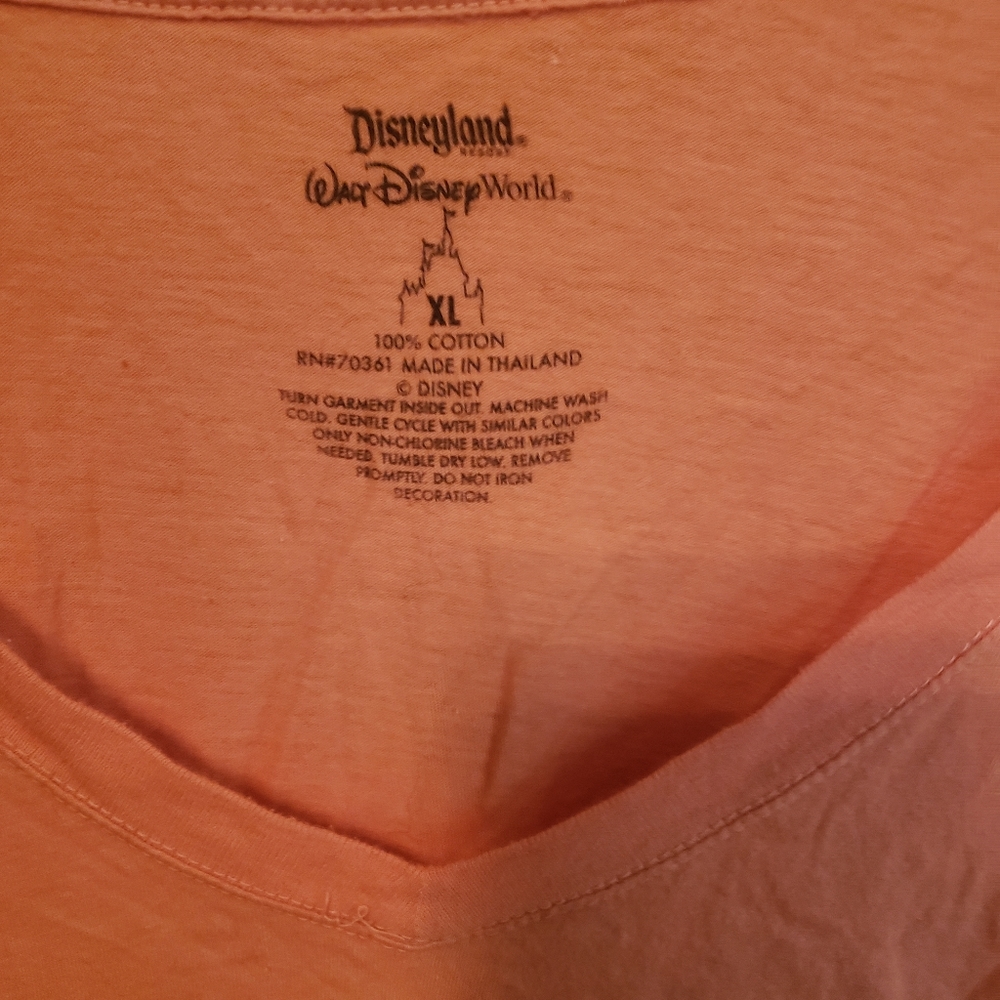Walt Disney Parks Misses sz XL Mickey Mouse Shirt Beaded Graphic Tee Shirt - Picture 4 of 4